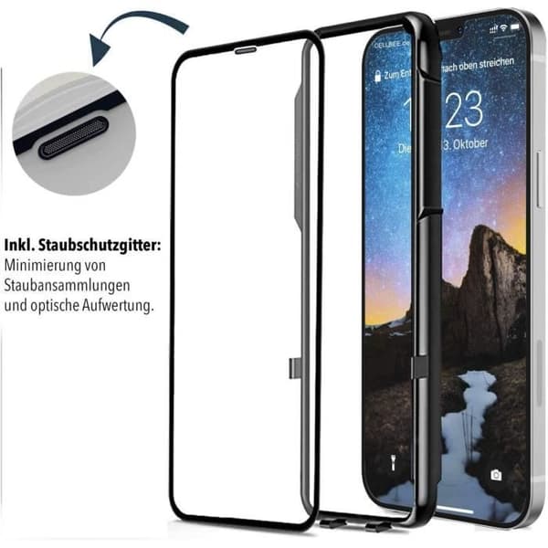CELLBEE Skärmskydd av hårt glas för iPhone 12 Max