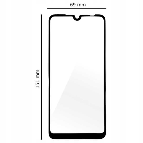 Spacecase 5D Herdet Glass For Xiaomi Redmi 7 Full Glassbeskyttelse