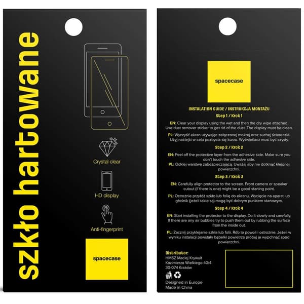 Spacecase 5D Herdet Glass For Samsung Galaxy A31 Beskyttelsesfolie
