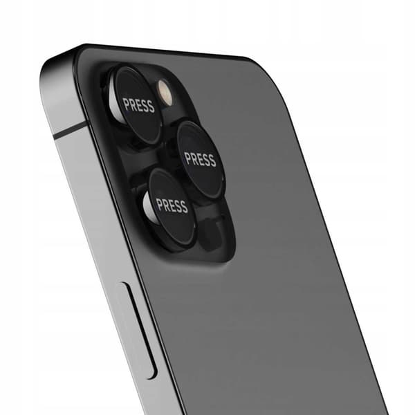 Spacecase Quickfit Hærdet Glas Til Iphone 13 Pro Max Black Camera