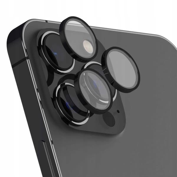 Spacecase Quickfit Hærdet Glas Til Iphone 13 Pro Max Black Camera