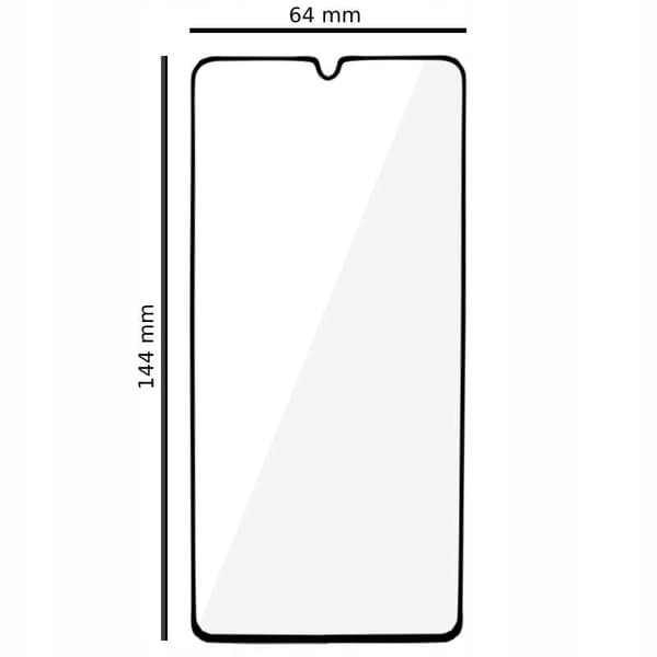 Spacecase 5D Hærdet Glas Til Samsung Galaxy A41 Skærmbeskyttelse