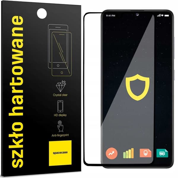 Spacecase 5D Hærdet Glas Til Samsung Galaxy A41 Skærmbeskyttelse