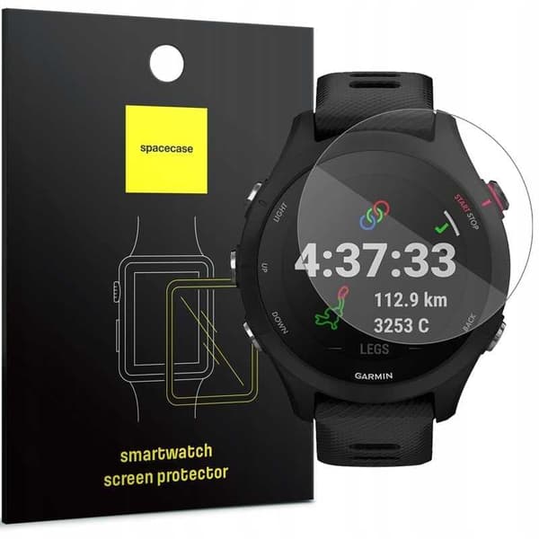 Spacecase Hærdet Glas 2.5D Til Garmin Forerunner 255 41Mm Beskyttelse