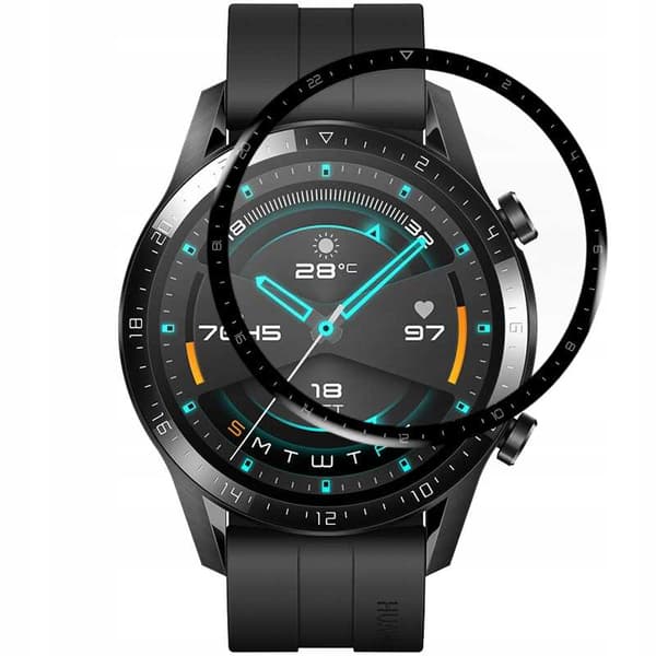 Romkasse Herdet Glass For Huawei Watch Gt 2 46Mm Beskyttelsesfolie