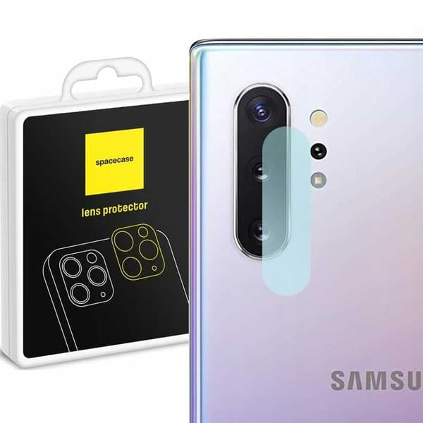 Rymdfodral Härdat Glas För Samsung Galaxy Note 10+ Kameraglas