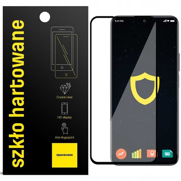 Spacecase 5D Hærdet Glas Til Honor 90 Lite Sort Frontbeskyttelse