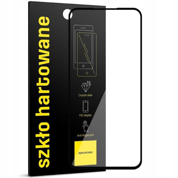 Spacecase 5D Hærdet Glas Til Honor 90 Lite Sort Frontbeskyttelse
