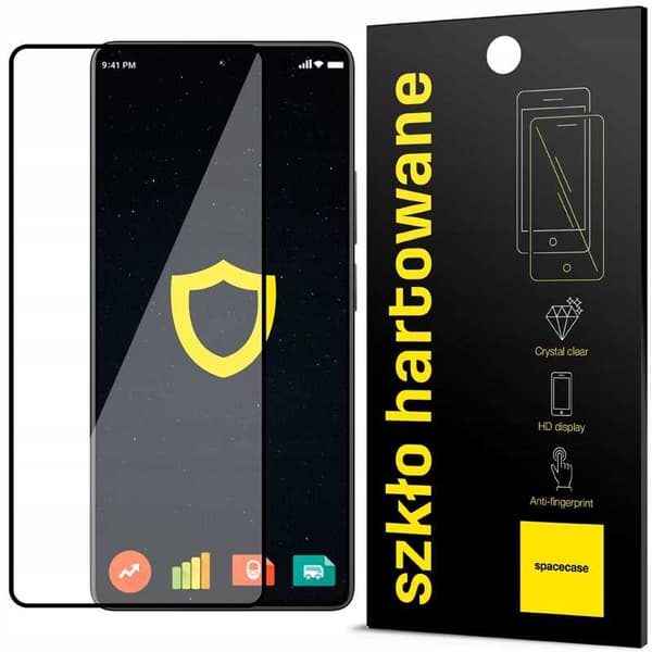 Spacecase 5D Hærdet Glas Til Poco M6 Pro 4G Skærmbeskyttelse