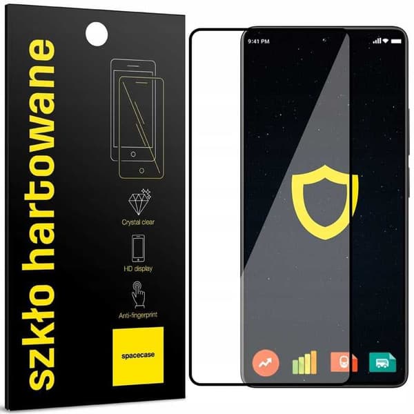 Spacecase 5D Hærdet Glas Til Poco M6 Pro 4G Skærmbeskyttelse