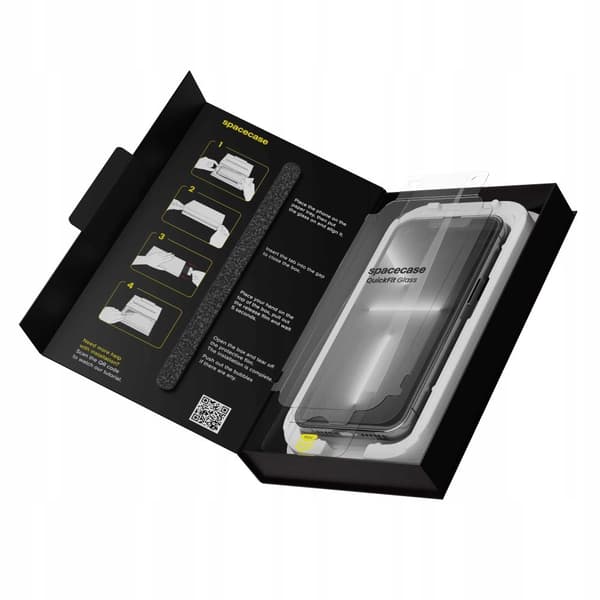 Spacecase Quickfit Herdet Glass For Iphone 13 13 Pro 14 Se4 2025