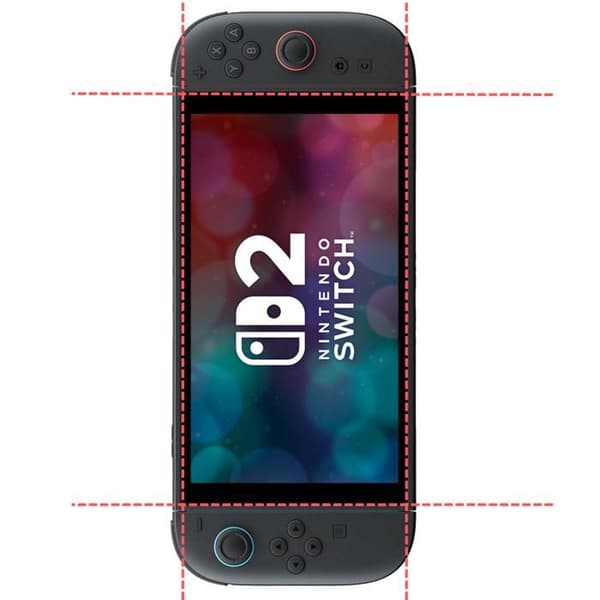 Härdat Glas - Phonillico® - Nintendo Switch 2 (2025) - Paket med 2 - Repbeständig - Skärmskydd