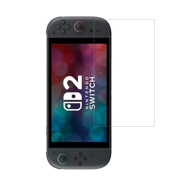 Härdat Glas - Phonillico® - Nintendo Switch 2 (2025) - Paket med 2 - Repbeständig - Skärmskydd