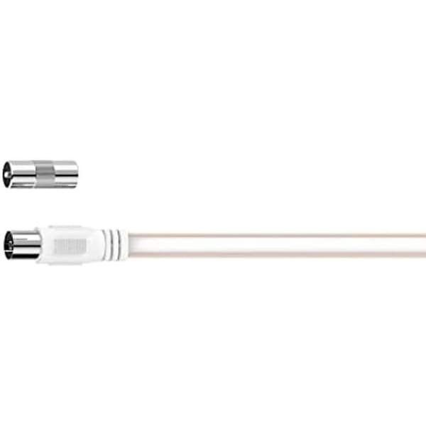 Dipolantenn - HAMA CLASSIC LINE - Analogisk FM-mottagning - Adapter medföljer - Koaxial
