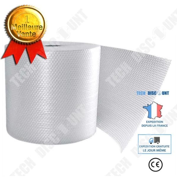 TD® Express-förpackning Kompression Stötsäker bubbelplast, 1 rull luftbubbelplast 50cm x 50m