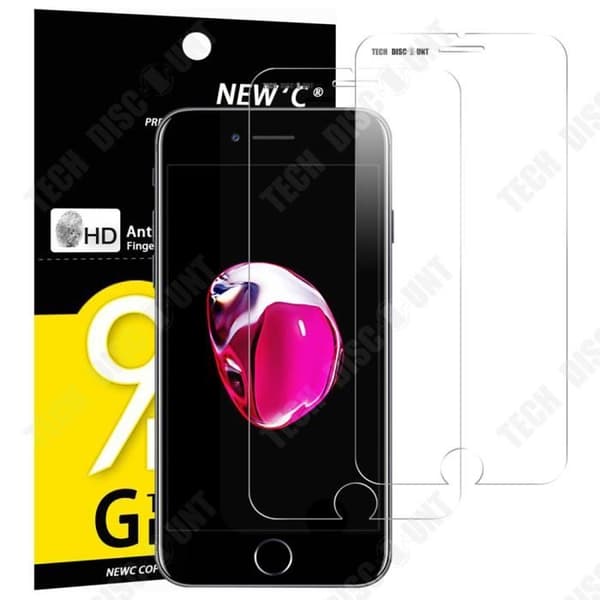 TD® Filmskydd iphone härdat glas skärm 7 8 komplett skärm Skydd Glasstyrka glas flexibel resistent hårdhet anti repor