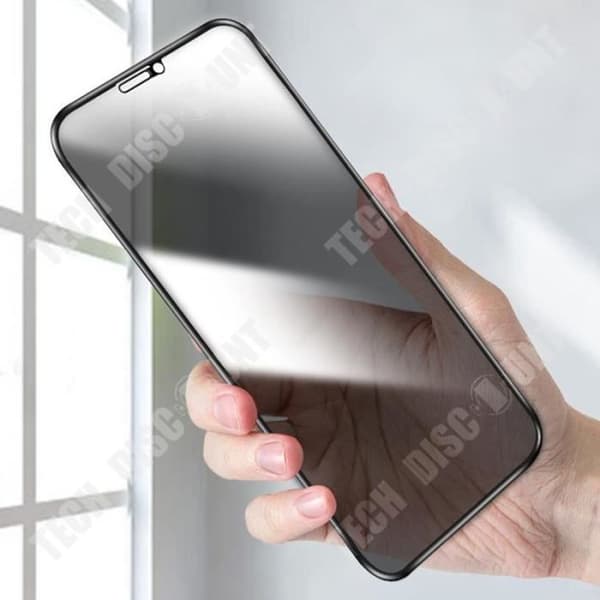 TD® iPhone12 svart härdad anti-fall integritetsfilm Apple Fashion Tempered Film Phone Film Firm