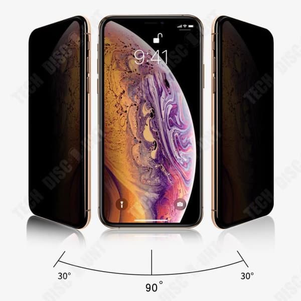TD® iphone 11 härdat glasfilm lämplig för Apple 11 anti-kikfilm helskärmsglas mobiltelefonfilm