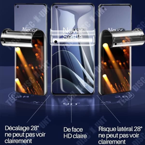 TD® Lämplig för oneplus 9 privacy film härdad film mobiltelefon film anti-peepi helskärm täckfilm
