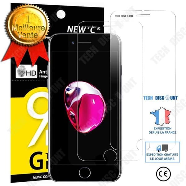 TD® Filmskydd iphone härdat glas skärm 7 8 komplett skärm Skydd Glasstyrka glas flexibel resistent hårdhet anti repor