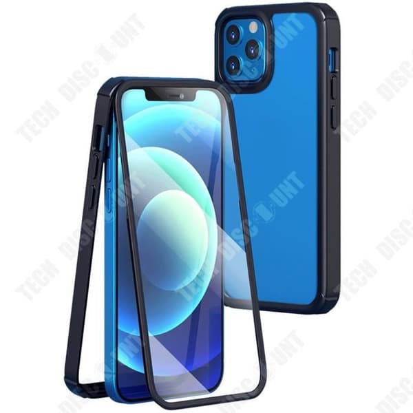 TD® mobiltelefonfodral för Apple 13Pro Max härdad film dammtätt hårt skal två-i-ett skyddsfodral