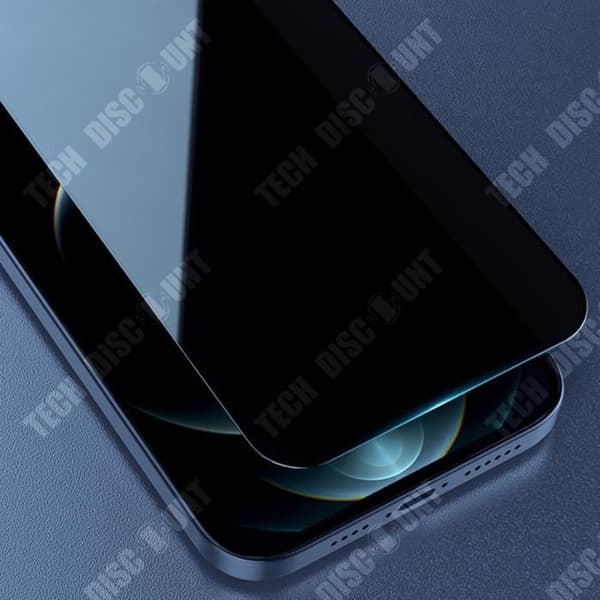 TD® Tempered Film HD Anti-Fingerprint and Privacy iPhone13 Pro MAX Full Sensitive Touch Screen Klart hål