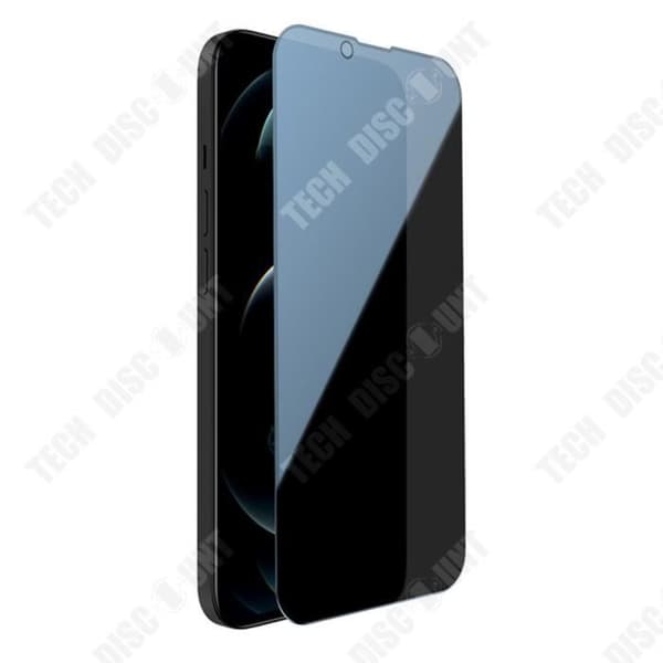 TD® Tempered Film HD Anti-Fingerprint and Privacy iPhone13 Pro MAX Full Sensitive Touch Screen Klart hål