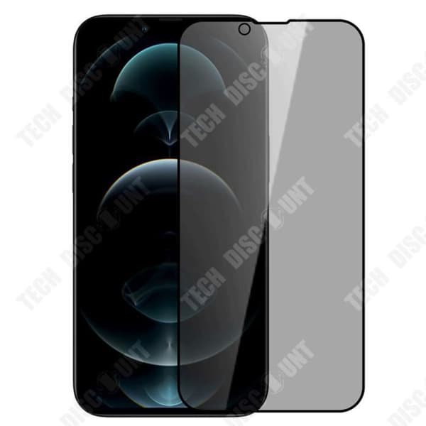 TD® Tempered Film HD Anti-Fingerprint and Privacy iPhone13 Pro MAX Full Sensitive Touch Screen Klart hål