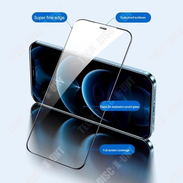TD® Lämplig för Apple 13-härdad film hörlurar dammtät nät anti-peep anti-fingeravtryck skyddsfilm skyddsfilm