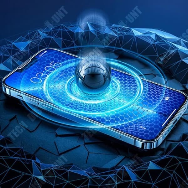 TD® härdad film för iPhone 13 mobiltelefon 2 st Anti-tittande 30 Stark anti-fingeravtryck Rep- och nötningsbeständig
