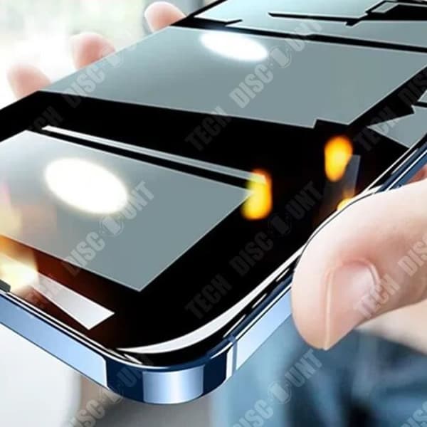 TD® härdad film för iPhone 13 mobiltelefon 2 st Anti-tittande 30 Stark anti-fingeravtryck Rep- och nötningsbeständig