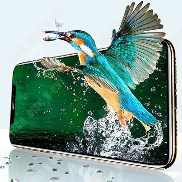 TD® Film anti-spår iPhone 12 pro 2PCS Stark anti-fingeravtryck Anti-titt vid 30 grader Rep och slitage beständig