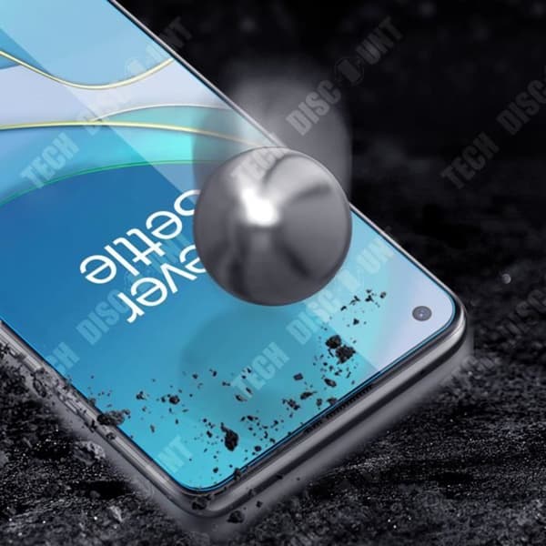 TD® Lämplig för OnePlus 8t helskärmshärdad film screentryck mobiltelefon film full lim vakuumbeläggning