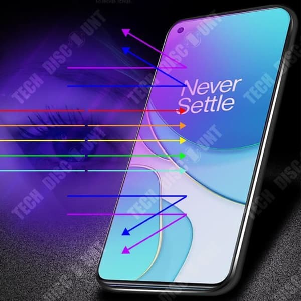 TD® Oneplus 9 härdad film helskärmsskydd ögonskyddsfilm anti hd blåljusfilm mobiltelefonfilm