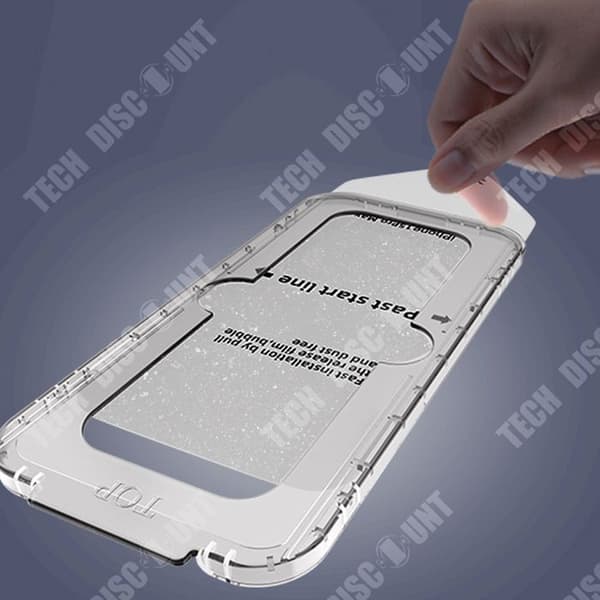 TD® Mobiltelefon härdad film för iPhone15Promax kabin dammfri skyddsfilm mot kik