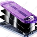 Miniatyrbild 1 av 4: TD® Mobiltelefon härdad film dammfri soptunna design för iPhone15 mobiltelefon härdad film hd anti-tittande film