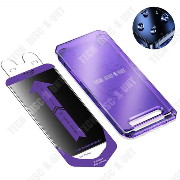 TD® soptunna Design Mobiltelefon Skärmfilm för iPhone 15 Plus Anti-tittande mobiltelefon härdad film