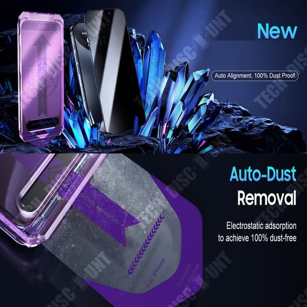 TD® Mobiltelefon härdad film för iPhone13promax dustbane design hd anti-voyeur mobiltelefon härdad film
