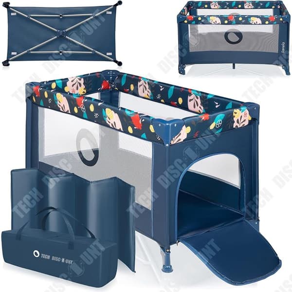 TD® Fällbart sidoskydd Vikt Kapacitet 15 kg Universal Sängöverdrag Bärbar Säng Fällbar Säng Grå Hopfällbar Säng 125 * 65 * 73 cm