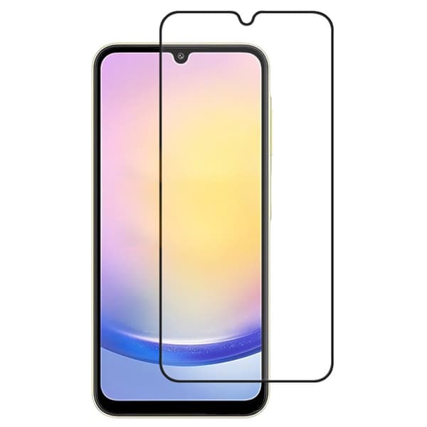 SKALO Samsung A26 5G FULL-FIT Hærdet Glas Skærmbeskyttelse - Sort