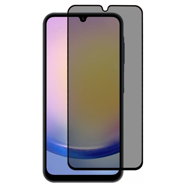 SKALO Samsung A26 5G Privacy Skärmskydd Härdat Glas - Musta