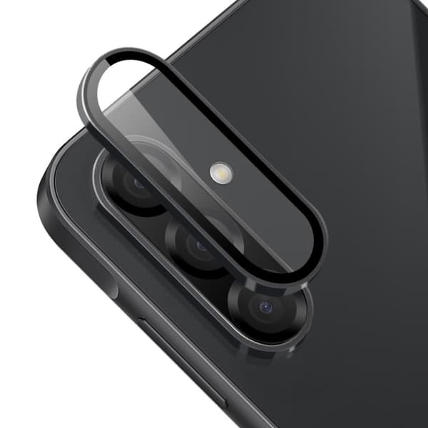 SKALO Samsung A36 5G ENKAY Kamerabeskyttelse Metalring - Sort