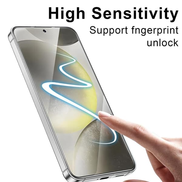 SKALO Samsung A36 5G FULL-FIT Hærdet Glas Skærmbeskyttelse - Sort