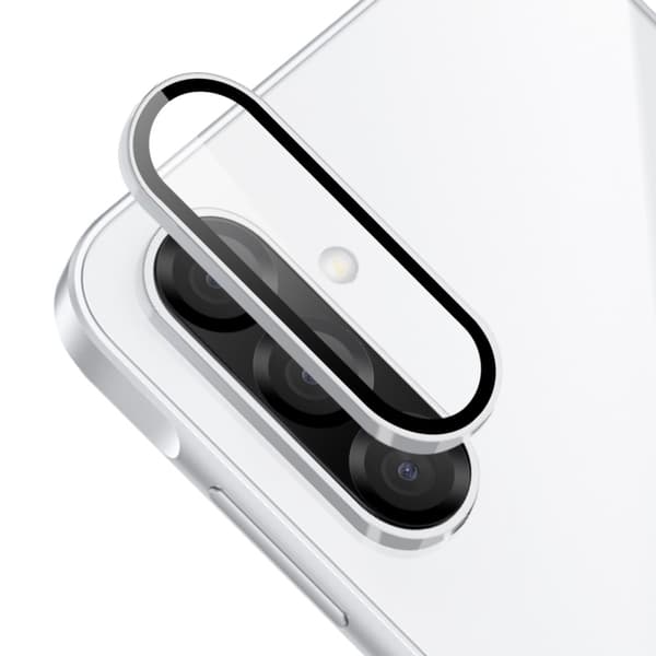 SKALO Samsung A56 5G ENKAY Kamerabeskyttelse Metalring - Sølv
