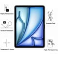 Miniatyrbild 3 av 6: Härdat glas - Phonillico® - iPad Air 13 tum M3 2025 - Paket med 2 - Repbeständig - Rengöringsdukar inkluderade