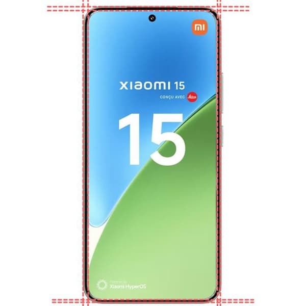 Härdat Glas - Phonillico® - Xiaomi 15 - Pack om 4 - Repellerande mot repor - Skärmskydd