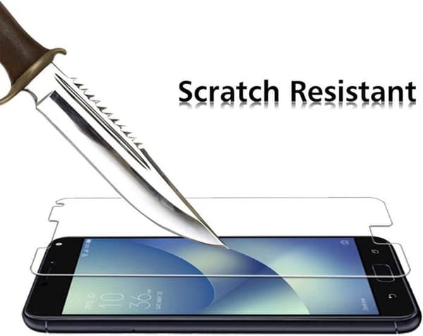 x4 härdat glasögon till Samsung Galaxy A35 5G - Skärmskydd av härdat glasfilm