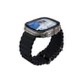 Miniatyrbild 2 av 4: Verktyg för Apple Watch Ultra / Ultra 2 Snappie Full Body Slim Panzer Glass Svart transparent