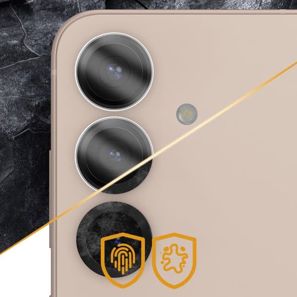 Skyddskamera för Samsung S25 Härdat Glas Metallram Panzer Glass Transparent