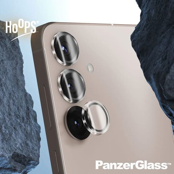 Skyddskamera för Samsung S25 Härdat Glas Metallram Panzer Glass Transparent